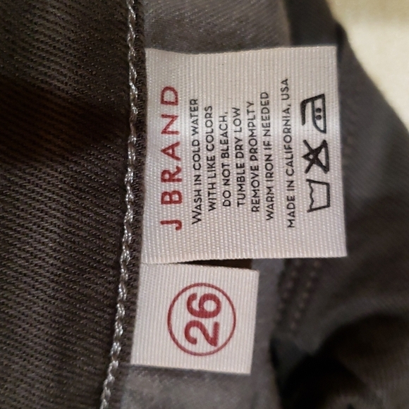 J Brand Mantis Olive Green Super Skinny Jeans Size 26 - Picture 6 of 8